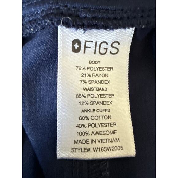 FIGS Zamora Jogger Scrub Pants Navy Blue Women Size Small - Picture 7 of 9
